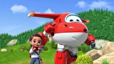 スーパーウィングス ミッションチーム　第１話　山に住む馬の親子