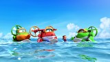 スーパーウィングス ミッションチーム　第２２話　波乗り少女とサメ