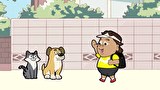 がんばれ！長州くん　第３話　第21話「あいさつ」／第22話「出席」／第23話「道草」／第24話「食卓にて」／第25話「忘れ物」／第26話「掃除」／第27話「バレーボールの気持ち」／第28話「白線」／第29話「ソファで寝ちゃう」／第30話「お腹の音」
