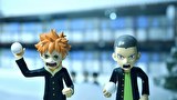 人形アニメ「ハイキュー!!」　第９話　全員雪合戦
