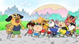 はなかっぱ　第２００話　「しりとりゴミ拾い合戦」
