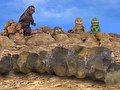 怪獣人形劇『ゴジばん』　第１話　「かっとばせ！ゴジラ三兄弟」の巻