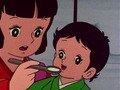 一休さん　第１２話　すて子と闇夜のからす