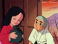 一休さん　第５８話　紙人形と梅の花