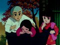 一休さん　第９０話　雨もりと手押し車