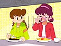 ひみつのアッコちゃん（第３作目）　第７話　モコちゃんちの晩ごはん