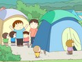 うちの３姉妹　第７４話　「あ～夏休み」「はじめてのキャンプ」「キャンプで遊ぼう！」