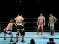 ＦＩＲＳＴ　ＢＡＴＩ－ＢＡＴＩ　２００５年４月２４日（日）　神奈川・横浜赤レンガ倉庫１号館　第３試合　日高郁人＆藤田穣ＶＳ佐々木恭介＆森山大　バチバチ・ルール３０分１本勝負