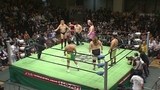Ｎａｖｉｇ．ｗｉｔｈ Ｂｒｅｅｚｅ ’１０　最終戦　２０１０年６月６日　東京・後楽園ホール　第５試合　髙山善廣、齋藤彰俊、吉江豊ＶＳ佐々木健介、森嶋猛、起田高志　６人タッグマッチ　３０分１本勝負