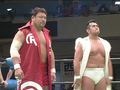 リクエストマッチ　引退　力皇猛　特集　王者組：森嶋猛＆モハメドヨネＶＳ挑戦者組：秋山準＆力皇猛　ＧＨＣタッグ選手権試合　２００７年４月１日　東京・後楽園ホール