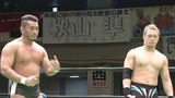 Ｔｈｅ　Ｆｉｒｓｔ　Ｎａｖｉｇ．２０１２開幕戦　２０１２年１月１５日　後楽園ホール　第４試合　中嶋勝彦＆梶原慧ＶＳ青木篤志＆鈴木鼓太郎　ＧＨＣジュニア・ヘビー級選手権前哨戦　タッグマッチ　３０分１本勝負