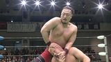 Ｔｈｅ　Ｆｉｒｓｔ　Ｎａｖｉｇ．２０１２開幕戦　２０１２年１月１５日　後楽園ホール　第６試合　杉浦貴ＶＳモハメドヨネ　セミファイナル　４５分１本勝負