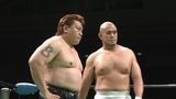 ＧＲＥＡＴ　ＶＯＹＡＧＥ　２０１２　ｉｎ　Ｏｓａｋａ　２０１２年１月２２日　大阪府立体育会館　第７試合　王者組：ジャイアント・バーナード＆カール・アンダーソンＶＳ挑戦者組：秋山準＆齋藤彰俊　ＧＨＣタッグ選手権試合　セミファイナル　６０分１本勝負