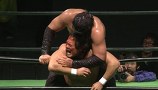 ＧＲＥＡＴ　ＶＯＹＡＧＥ　２０１３　ｉｎ　ＯＳＡＫＡ　２０１３年１月２７日　ボディメーカーコロシアム　第７試合　王者組：丸藤正道＆杉浦貴ＶＳ挑戦者組：マイバッハ谷口＆高山善廣　ＧＨＣタッグ選手権試合　セミファイナル　６０分１本勝負