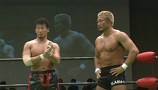 グローバル・タッグリーグ戦２０１３開幕戦　２０１３年４月１３日　東京・後楽園ホール　第７試合　丸藤正道＆杉浦貴ＶＳ佐々木義人＆石川晋也　グローバル・タッグリーグ戦２０１３　Ｂブロック公式戦　セミファイナル　３０分１本勝負