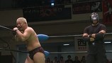Ｓｈｉｎｙ Ｎａｖｉｇ．２０１３～丸藤正道デビュー１５周年記念大会～　２０１３年８月２４日　東京・後楽園ホール　第５試合　王者組：獣神サンダー・ライガー＆タイガーマスクｖｓ挑戦者組：平柳玄藩＆マイバッハＳＵＷＡ　Ｊｒ．　ＧＨＣジュニア・ヘビー級タッグ選手権試合　６０分１本勝負