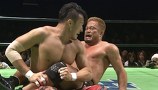 グローバル・リーグ戦２０１３開幕戦　２０１３年１０月１９日　東京・ディファ有明　第７試合　丸藤正道ｖｓ杉浦貴　グローバル・リーグ戦２０１３　Ｂブロック公式戦　セミファイナル　３０分１本勝負
