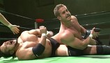 Ｔｈｅ　Ｆｉｒｓｔ　Ｎａｖｉｇ．２０１４開幕戦　２０１４年１月１２日　神奈川・横浜ラジアントホール　第５試合　マイキー・ニコルス＆シェイン・へイストｖｓ関本大介＆岡林裕二　ＴＭＤＫｖｓＢＪＷ スペシャルタッグマッチ　セミファイナル　４５分１本勝負
