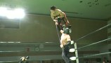 Ｔｈｅ　Ｆｉｒｓｔ　Ｎａｖｉｇ．２０１４開幕戦　２０１４年１月１２日　神奈川・横浜ラジアントホール　第６試合　森嶋猛、マイバッハ谷口、拳王ｖｓ丸藤正道、モハメドヨネ、小峠篤司　森嶋軍ｖｓＢＲＡＶＥ　メインイベント　６人タッグマッチ　６０分１本勝負