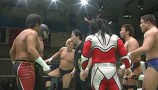 Ｓｐｒｉｎｇ　Ｎａｖｉｇ．２０１４　２０１４年３月２１日　東京・後楽園ホール　第７試合　永田裕志、小島聡、獣神サンダー・ライガーｖｓマイバッハ谷口、森嶋猛、拳王　ＧＨＣヘビー級選手権前哨戦　メインイベント　６０分１本勝負