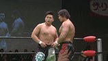 グローバル・タッグリーグ戦２０１４開幕戦　２０１４年４月１２日　東京・後楽園ホール　第５試合　丸藤正道＆中嶋勝彦ｖｓコルト“Ｂｏｏｍ　Ｂｏｏｍ”カバナ＆クリス・ヒーロー　グローバル・タッグリーグ戦２０１４公式戦　３０分１本勝負