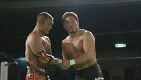 グローバル・タッグリーグ戦２０１４最終戦　２０１４年４月２７日　北海道・札幌テイセンホール　第９試合　丸藤正道＆中嶋勝彦ＶＳ杉浦貴＆田中将斗　グローバル・タッグリーグ戦２０１４優勝決定戦　時間無制限１本勝負