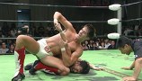２０１５年７月１８日　東京・後楽園ホール Ｓｕｍｍｅｒ Ｎａｖｉｇ．２０１５ 開幕戦 プロレスリング・ノア旗揚げ１５周年記念大会 ＶＯＬ.１　第６試合　 グローバル・ジュニアヘビー級リーグ戦２０１５ Ａブロック公式戦　原田大輔ＶＳザック・セイバーＪｒ．　３０分１本勝負