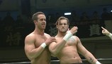 リクエストマッチ　オールスター大集結編！６　ＧＨＣタッグ選手権試合　王者組：杉浦貴＆田中将斗ＶＳ挑戦者組：マイキー・ニコルス＆シェイン・へイスト　２０１５年１月１０日　後楽園ホール