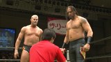 ＧＲＥＡＴ ＶＯＹＡＧＥ ２０１６ ｉｎ ＫＯＲＡＫＵＥＮ　２０１６年３月１９日　東京・後楽園ホール　セミファイナル　第６試合　ＧＨＣタッグ選手権試合　王者組：ランス・アーチャー＆デイビーボーイ・スミスＪｒ．ＶＳ挑戦者組：潮﨑豪＆マイバッハ谷口　６０分１本勝負