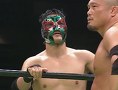 リクエストマッチ　オールスター大集結編！７　ＧＨＣジュニアヘビー級タッグ選手権試合 　王者組：丸藤正道＆ＫＥＮＴＡＶＳ杉浦貴＆挑戦者組：ケンドー・カシン　２００４年７月１０日　東京ドーム