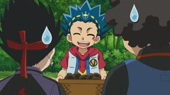 ベイブレードバースト　第２８話　山だ！　川だ！　嵐の大冒険！！