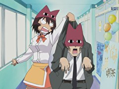 あずまんが大王　第１６話　｢くみあわせ｣｢降臨｣｢かわいい｣｢注文｣｢宣伝効果｣