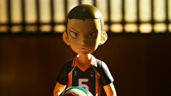 人形アニメ「ハイキュー!!」　第５話　ペットボトル２（縁下・田中）