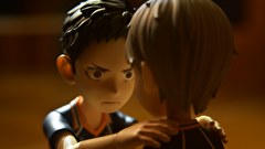 人形アニメ「ハイキュー!!」　第７話　ペットボトル３（澤村・菅原）