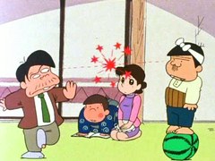元祖天才バカボン　＜第１５７話＞恐怖の無責任先生＜第１５８話＞陸でボートをこぐのだ