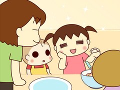 うちの３姉妹　第６２話　「おとぎの国の階段」「ほうとう」「今夜は餃子」
