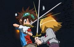 デジモンクロスウォーズ　第４７話　タイキＶＳユウ、少年ジェネラル対決！！