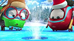トレインズ TRAINS　第４０話　こおったかわでさかなつり