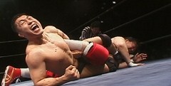 ＢＡＴＩ－ＢＡＴＩ３５～５周年記念～　２０１０年４月２４日（日）　神奈川・ラゾーナ川崎プラザソル　第３試合　大場貴弘ＶＳ本田多聞　バチバチ・ルール３０分１本勝負
