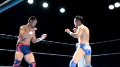ＢＡＴＩ－ＢＡＴＩ４４　２０１１年７月１８日（月・祝）　神奈川・ラゾーナ川崎プラザソル　第１試合　臼田勝美ＶＳ那須晃太郎　バチバチ・ルール３０分１本勝負