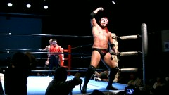 ＢＡＴＩ－ＢＡＴＩ４５　２０１２年１月２２日（日）　神奈川・ラゾーナ川崎プラザソル　第４試合　スルガマナブ＆フジタ“Ｊｒ”ハヤトＶＳザ・グレート・サスケ＆石川雄規　バチバチ・ルール３０分一本勝負
