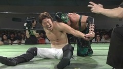 Ｓｐｒｉｎｇ　Ｎａｖｉｇ．’１０　２０１０年４月２５日　北海道・札幌テイセンホール　第６試合　王者：金丸義信ＶＳ挑戦者：デリリアス　ＧＨＣジュニアヘビー級選手権試合　６０分１本勝負
