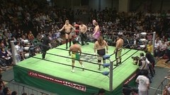 Ｎａｖｉｇ．ｗｉｔｈ Ｂｒｅｅｚｅ ’１０　最終戦　２０１０年６月６日　東京・後楽園ホール　第５試合　髙山善廣、齋藤彰俊、吉江豊ＶＳ佐々木健介、森嶋猛、起田高志　６人タッグマッチ　３０分１本勝負