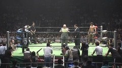 プロレスリング・ノア創立１０周年記念大会第１弾～Ｓｕｍｍｅｒ Ｎａｖｉｇ.’１０　Ｐａｒｔ１最終戦  ２０１０年７月１０日　東京・有明コロシアム　第６試合　王者：金丸義信ＶＳ挑戦者：丸藤正道　ＧＨＣジュニアヘビー級選手権試合  ６０分１本勝負