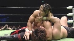 プロレスリング・ノア創立１０周年記念大会第１弾～Ｓｕｍｍｅｒ Ｎａｖｉｇ.’１０　Ｐａｒｔ１最終戦  ２０１０年７月１０日　東京・有明コロシアム　第７試合　潮﨑豪ＶＳ棚橋弘至　セミファイナル　スペシャルシングルマッチ　６０分１本勝負