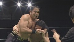 プロレスリング・ノア創立１０周年記念　１０ Ｙｅａｒｓ Ａｆｔｅｒ　２０１０年８月４日　東京・ディファ有明　第４試合　金丸義信＆井上雅央ＶＳ石森太二＆志賀賢太郎　３０分１本勝負