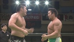 Ｔｈｅ　Ｆｉｒｓｔ　Ｎａｖｉｇ．２０１１最終戦  ２０１１年１月２９日　後楽園ホール　第５試合　森嶋猛、谷口周平ＶＳ佐々木健介、中嶋勝彦　タッグマッチ　３０分１本勝負