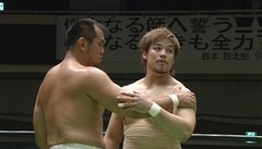Ｎａｖｉｇ．ｗｉｔｈ　Ｂｒｅｅｚｅ　２０１１最終戦　２０１１年６月２６日　後楽園ホール　第８試合　杉浦貴＆モハメドヨネＶＳ潮﨑豪＆秋山準　メインイベント　ＧＨＣヘビー級選手権前哨戦　６０分１本勝負