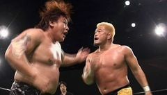 グローバル・リーグ戦２０１１前夜祭　２０１１年１１月３日　仙台産業展示館　第７試合　杉浦貴ＶＳ齋藤彰俊  グローバル・リーグ戦２０１１　Ｂブロック公式戦  セミファイナル　３０分１本勝負