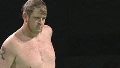 グローバル・リーグ戦２０１１最終戦　２０１１年１１月２０日　北海道・札幌コンベンションセンター　第７試合　トレバー・マードックＶＳモハメドヨネ  グローバル・リーグ戦２０１１　スペシャルシングルマッチ  セミファイナル　３０分１本勝負